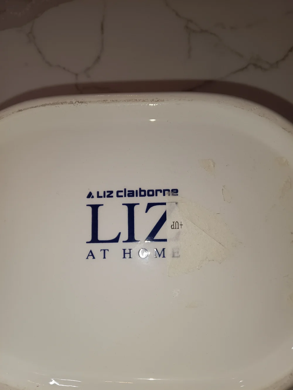 Liz Claiborne Wisteria Ceramic Lotion Bottle and Container Set Early 2000's
